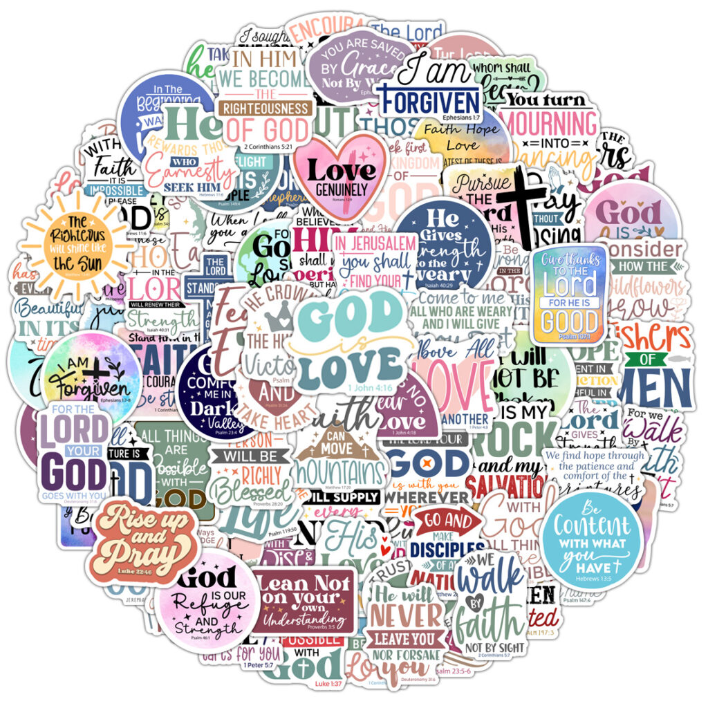 Christian Stickers Scripture